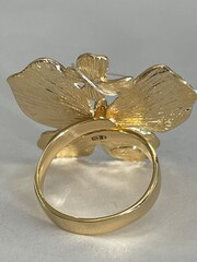 Farfalle (кольцо из серебра с позолотой)