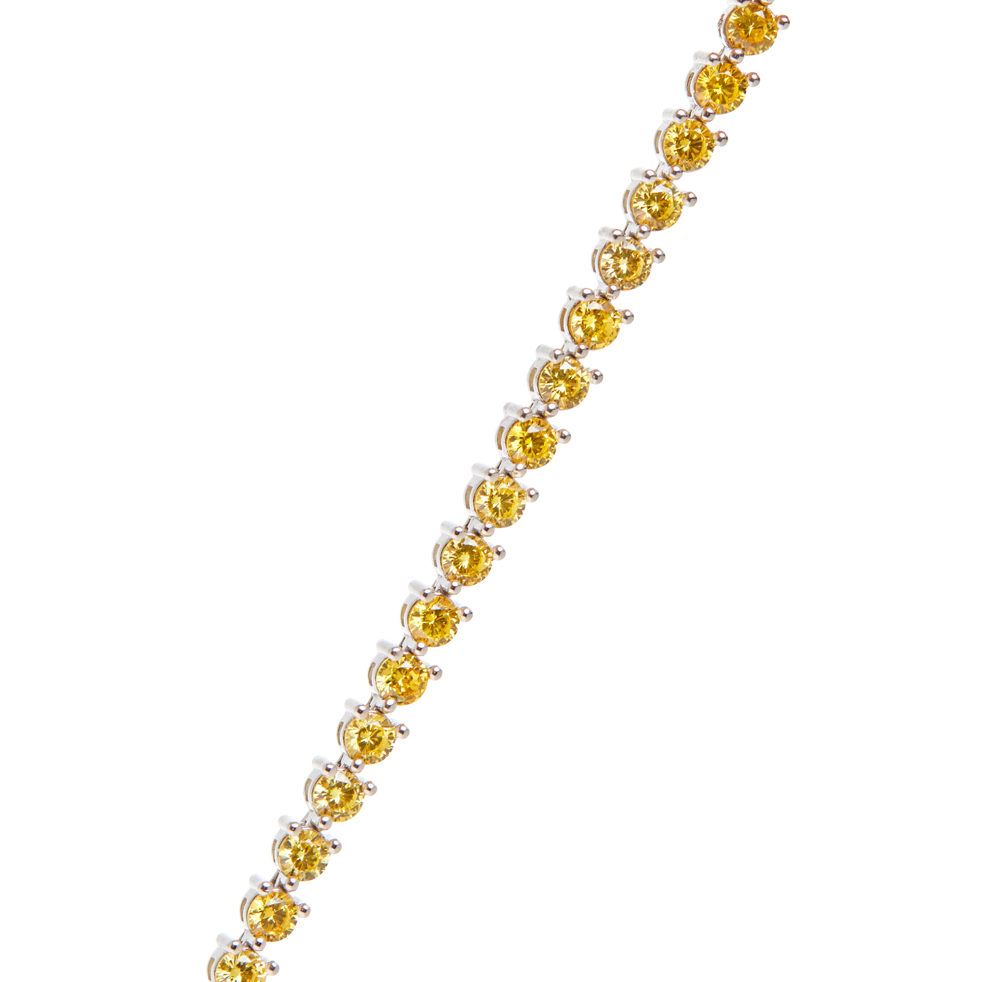 Shiny Tennis Bracelet - Yellow