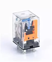 23865 Реле промежут 2 к. с LED и TEST  5А 230В AC DEKraft