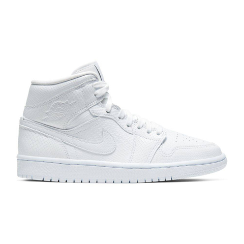 Кроссовки Jordan 1 Mid - White Snakeskin