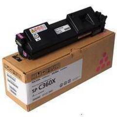 Принт-картридж Ricoh SP C360X, пурпурный. Ресурс 9000 стр. (408252)