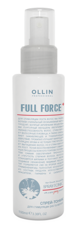 OLLIN full force спрей-тоник для стимуляции роста волос с экстрактом женьшеня 100мл