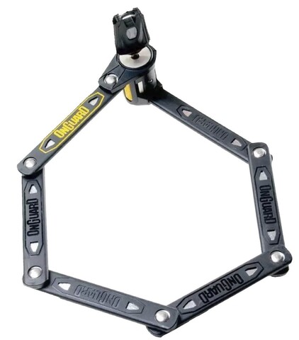 Картинка замок велосипедный OnGuard K9 Key Link Plate Lock 75cm - 1