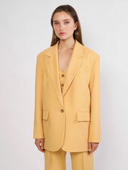 ПИДЖАК OVERSIZE ЦВЕТ КУРКУМА