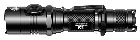 Фонарь ручной Nitecore P26 черный лам.:светодиод. 18650/CR123x2 (17306)