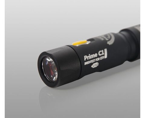 Фонарь карманный Armytek Prime C1 Magnet USB XP-L черный/белый лам.:светодиод. 18350x1 (F05601SW)