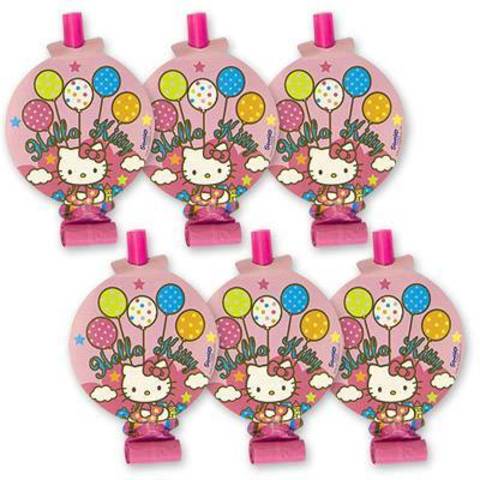 Язык-гудок с картинкой Hello Kitty 8шт