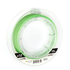 Плетеный шнур LUCKY JOHN Vanrex х8 Fluo Green 125 м - 0,16 мм