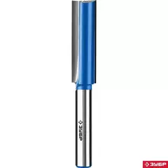 ЗУБР 18 x 60 мм, хвостовик 12 мм, фреза пазовая прямая с нижними подрезателями, Профессионал (28755-18-60)