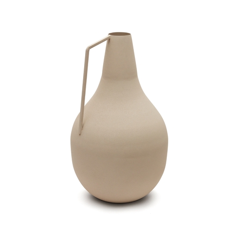 Regencos Металлическая ваза бежевого цвета 62 см