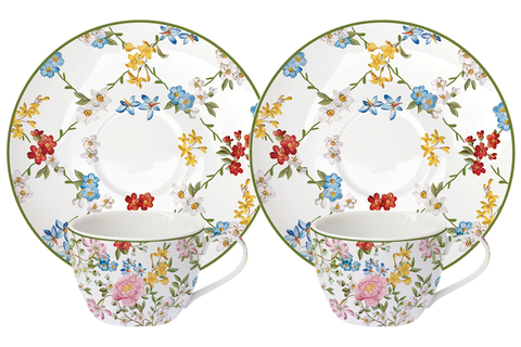 Кофейный набор 4 предмета на 2 персоны Easy Life Сад мечты