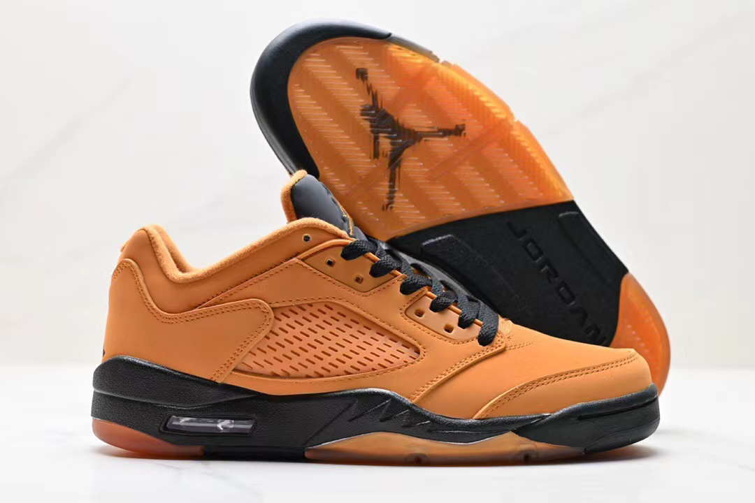 Retro 5 jordans yellow outlet
