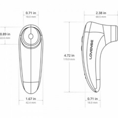 Вакуумно-волновой стимулятор клитора Tenera 2 от Lovense (управление через приложение)