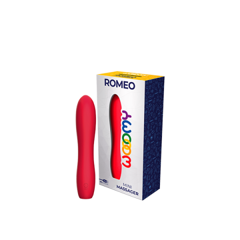 Мини вибратор Romeo от WOOOMY (13,8*2,8 см.)