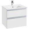 Roca A857397806 The Gap Тумба под умывальник подвесная, 2 ящика 605х460х530 мм, Белый глянец