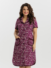 4572 Халат на пуговицах