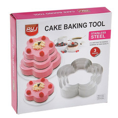 Набор колец для выпечки Cake Baking Tool, 3 шт