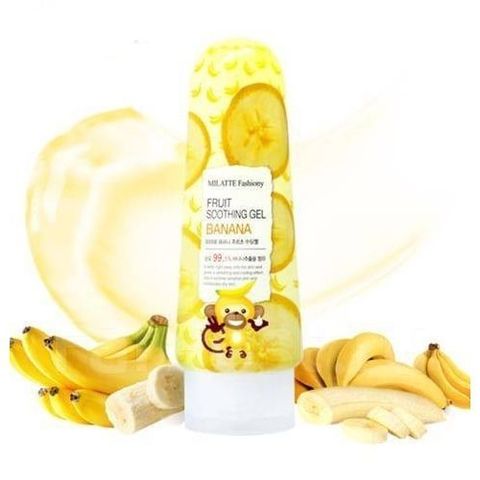 Milatte Fashiony Fruit Soothing Gel гль для лица и тела многофункциональный банановый