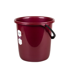 Ведро круглое 12 л бордо 250304