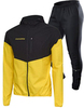 Костюм беговой Noname Training Clubline UX Black-Yellow Running