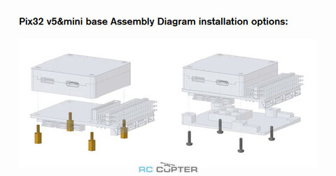 Полётный контроллер Holybro Pix32 v5 + v5 base + PM02
