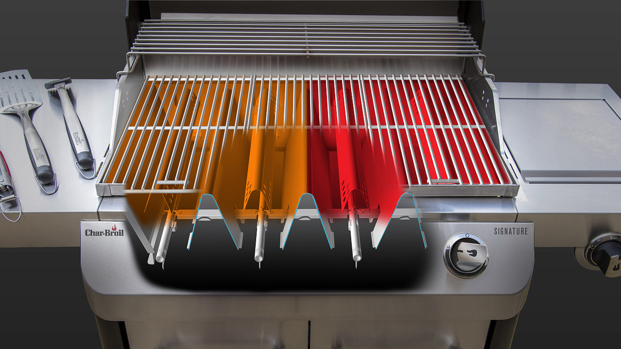 Газовый гриль Char-Broil Professional Signature Series 4S
