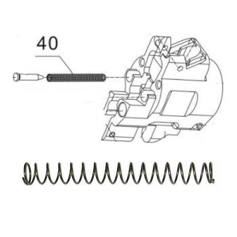 ОПТСНАБТОРГ | Пружина затвора(позиция 40) - для монтажного пистолета ПЦ-84, GFT5, МЦ-52