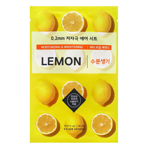 Etude House Therapy Air Mask Lemon - Маска тканевая с экстрактом лимона