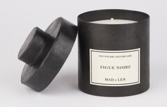 Свеча ароматическая Figue noire MAD et LEN воск/white 300g