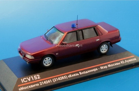 Moskvich-214241 (2142R5) Prince Vladimir Moscow Mayor Yuri Luzhkov series Persons #4 1:43 ICV152