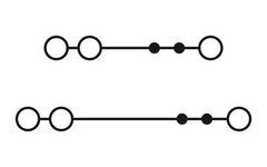 PTTBS 2,5-TWIN BU-Двухъярусные клеммы