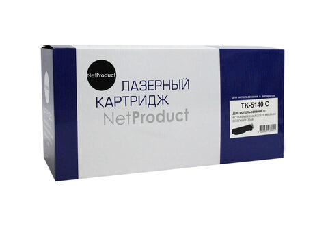 Тонер-картридж NetProduct (N-TK-5140C) для Kyocera ECOSYS M6030cdn/M6530cdn, C, 5K