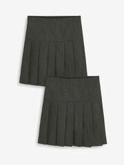 Юбка школьная для девочки Next 712-561, 2 шт., Серый