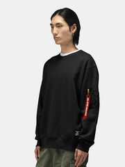 Свитшот Alpha Industries Utility Pocket Crewneck Black (Черный)