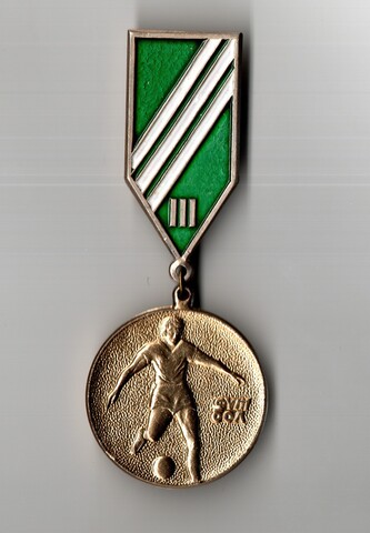 Наградной знак 3 место футбол XF