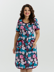 4728 Халат на пуговицах