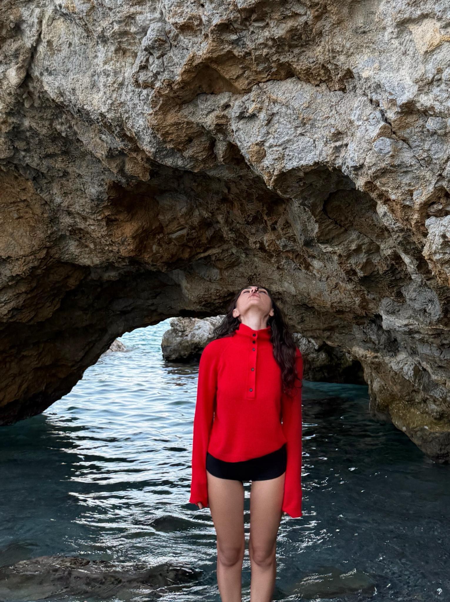 Свитер 100% Cashmere 01, Красный