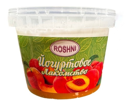 Йогуртовое лакомство Roshni со вкусом Персика 15% 0,7кг