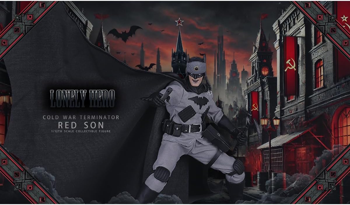 Фигурка Бэтмен из мультфильма Супермен Красный сын 1/12