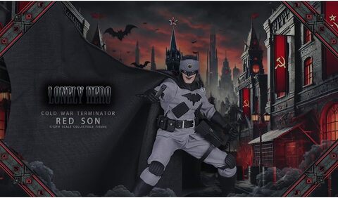 Фигурка Бэтмен из мультфильма Супермен Красный сын 1/12