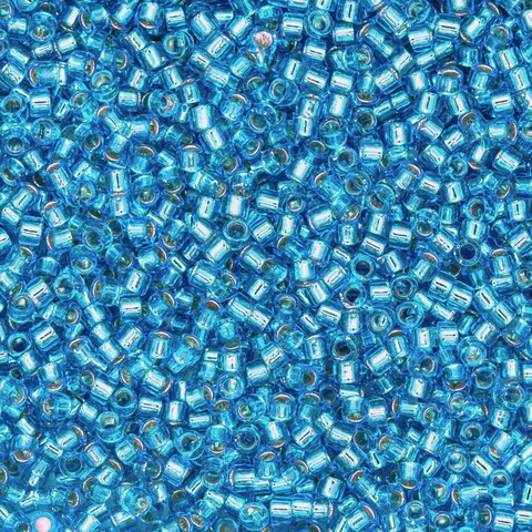 Японский бисер TOHO Treasure (№23B), с внутренним серебрением, прозрачный