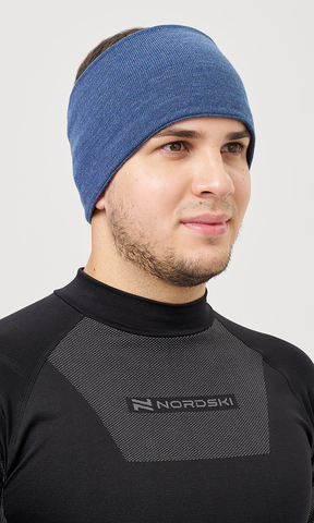 Теплая повязка Nordski Symbol Blue