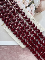 Бусины "Сердце. Майорка", 13мм (имитация)