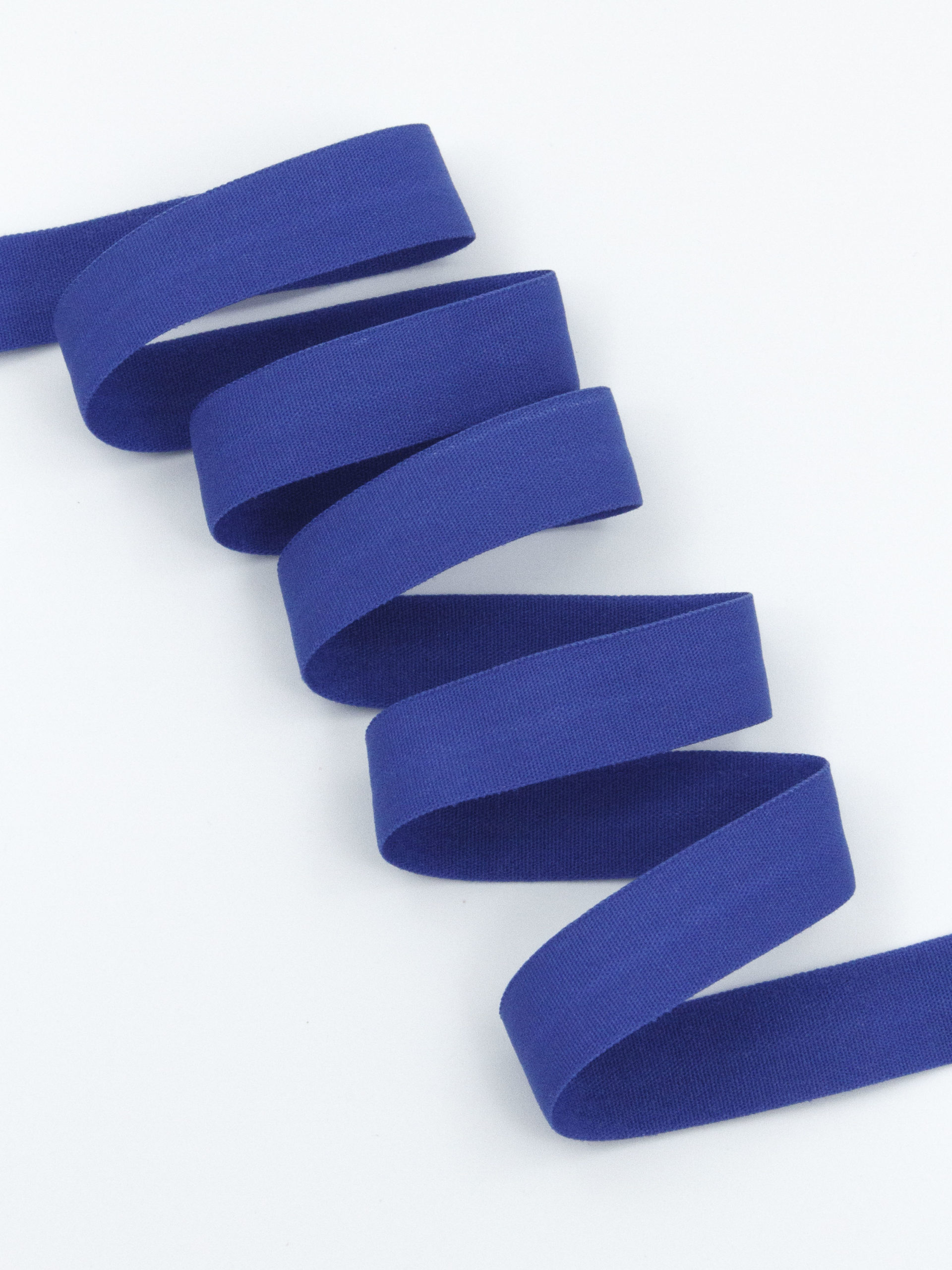 Бейка эластичная ультрамарин матовая 15 мм