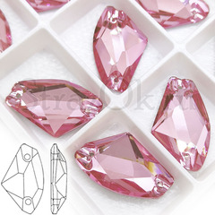 Купите стразы для обувь на Угги пришивные Galactic Pink светло-розовые