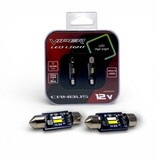 LED лампы 36mm (1860) 2SMD White+Blue