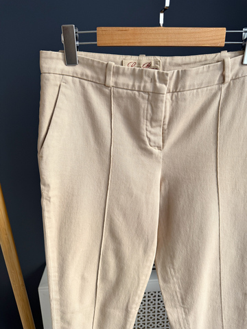 Новые льняные брюки Loro Piana, 92