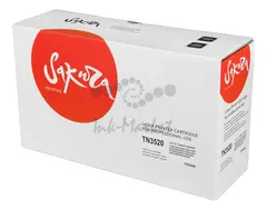 Картридж Sakura TN3520 для Brother, черный, 20000 к.