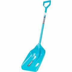 61795 Лопата для уборки снега полипропилен, 330х490х1265мм, цельнолитая LUXE // Palisad