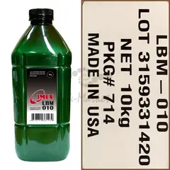 Тонер IMEX,тип LBM 010 Polyester универсал для Lexmark (фл, 1кг) Green ATM